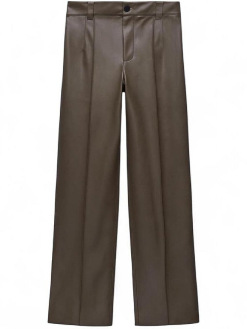 Zara Brown Leather Pants